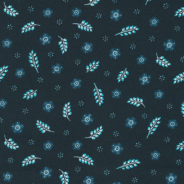 Feathers and Flora Blauw