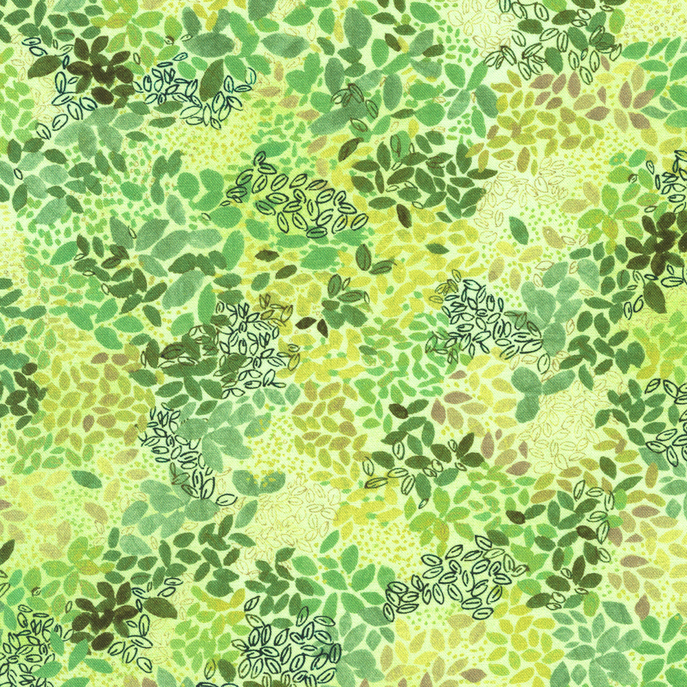 Sunlit Garden - Geel Groen