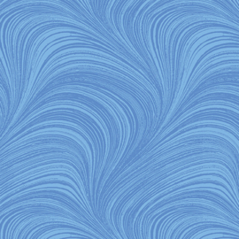 Wave Texture Blue 108 inch breed