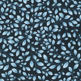 Feathers and Flora Blauw