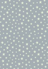 Glow stars on grey