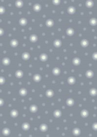 Grey starry sky 40 x 110 cm