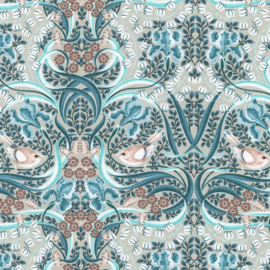 Feathers and Flora Groen - Beige