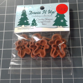 Chunky Shapes Gingerbread Men