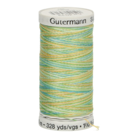 4013 Blauw Geel Groen gemeleerd Gutermann