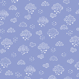 Dreamy Clouds Periwinkle