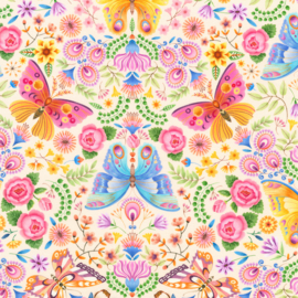 Flutter - Gebroken Wit / Roze