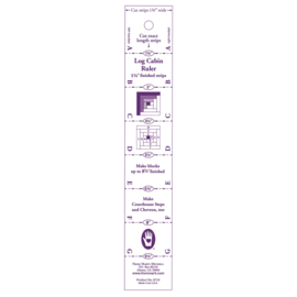 Log Cabin Ruler voor 10 inch squares