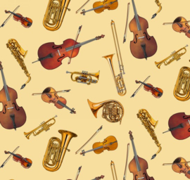 Musical Instruments Gold