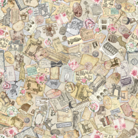 Sewing Ephemera - Gray