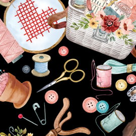 Sewing Notions Black