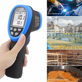 Infraroodthermometer 30:1 -50+1320°C -Instelbare emissiviteit