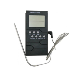 Keukenthermometer-Sonde-LCD-Timer-voor vlees
