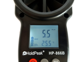 Digitale windmeter/anemometer HP-866B