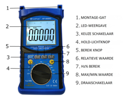 Multimeter-True RMS-40.000 Counts