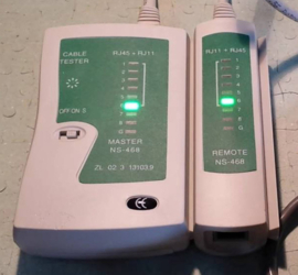 Netwerkkabeltester- rj45- rj11- behuizing