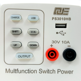 Mobiele multifunctionele laboratoriumvoeding 0-30V, 0-10A