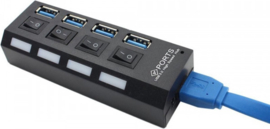 4x usb - 3.0 - Hub-poort - Splitter -