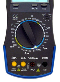 Multimeter met operationele fout Blokkade HP-760B