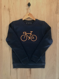 Navy Sunset Bike - Fiets trui kids