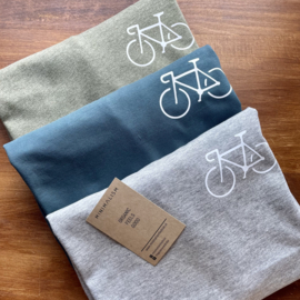 Bike t-shirt organic petrol dark