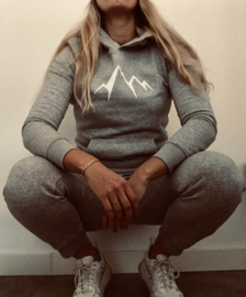 Organic Jogging Broek | Unisex Grey Minimalism