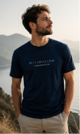 Minimalism T-shirt – an appreciation of life | Kies je kleur