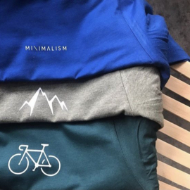 Mountain t-shirt organic -available in different colors