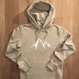 Organic mountain hoodie sweater beige