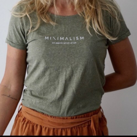 Minimalism | Khaki Green T-shirt W.