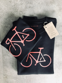 Organic bike t-shirt black