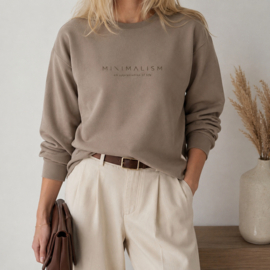Minimalism oversized sweater