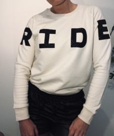 Ride sweater cream white