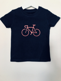 Organic Kids T-shirt | Pink Bike