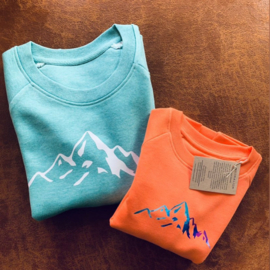 Made for the mountains - berg trui kids oranje 