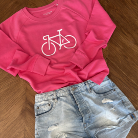 Candy Pink ~ casual dames fiets trui