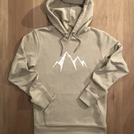 In to the Mountains Hoodie Unisex | Beige