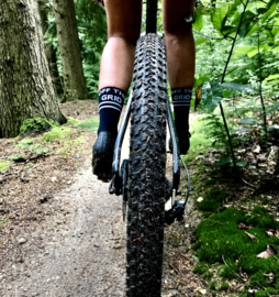 Cycling socks off the grid