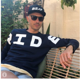 Ride sweater - navy blue