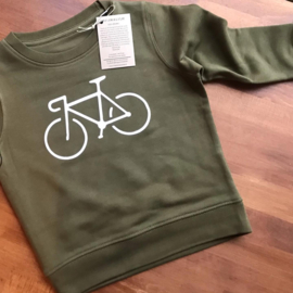 Bike sweater khaki green