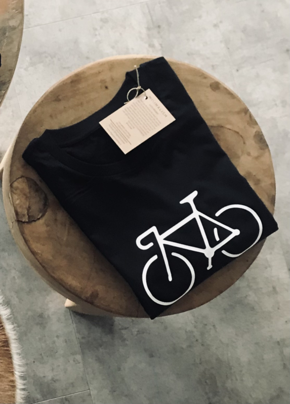 uitslag Kosmisch ondernemer Retro vintage fiets t-shirt voor heren.