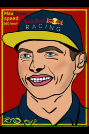 PORTRET MAX VERSTAPPEN