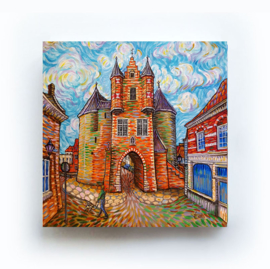 SCHILDERIJ BERGEN OP ZOOM GEVANGENPOORT