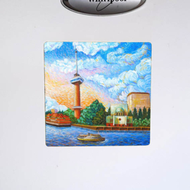 MAGNEET ROTTERDAM EUROMAST ALS VAN GOGH