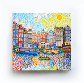 SCHILDERIJ GRACHT SINGEL AMSTERDAM