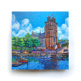 SCHILDERIJ GROTE KERK DORDRECHT