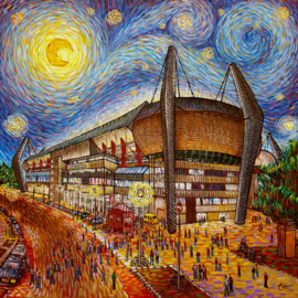 SCHILDERIJ PHILIPS STADION EINDHOVEN