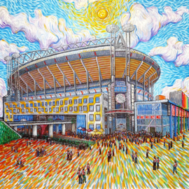 SCHILDERIJ JOHAN CRUIJFF ARENA AMSTERDAM