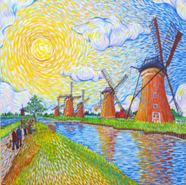 SCHILDERIJ KINDERDIJK