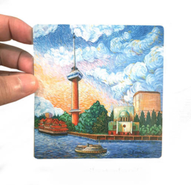 MAGNEET ROTTERDAM EUROMAST ALS VAN GOGH